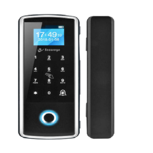 BLUETOOTH & BIOMETRIC GLASS DOOR LOCK